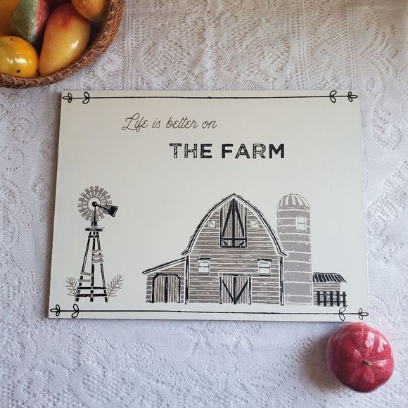 Life is Better on the Farm Hand Crafted Chalk Art - Picture 4 of 5